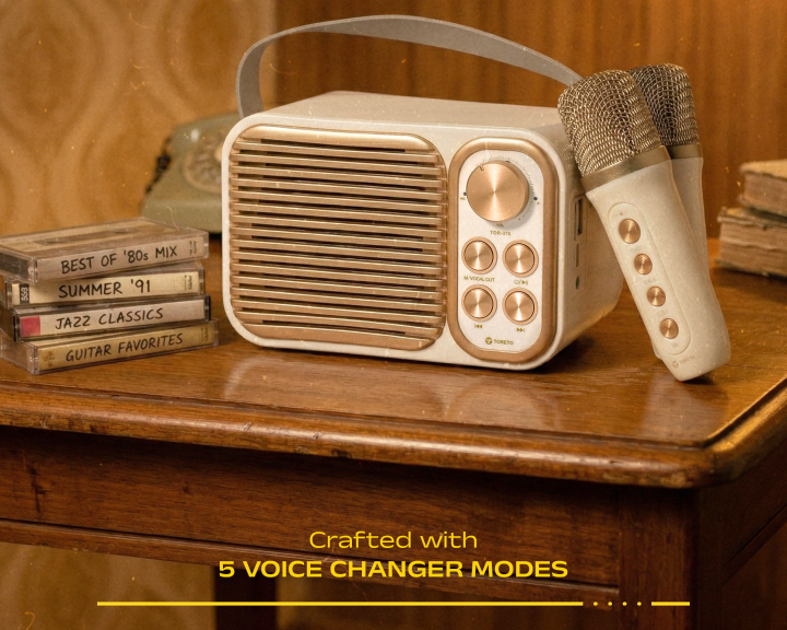 Retro Vibes, Modern Beats: Why the Toreto Retro Mini is the Ultimate Portable Karaoke Speaker